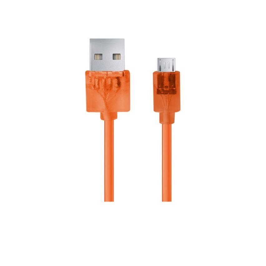 Esperanza кабель micro usb 2.0 a-b m/m 1.5 m жовтий прозорий EB185O від компанії Euromarka - фото 1