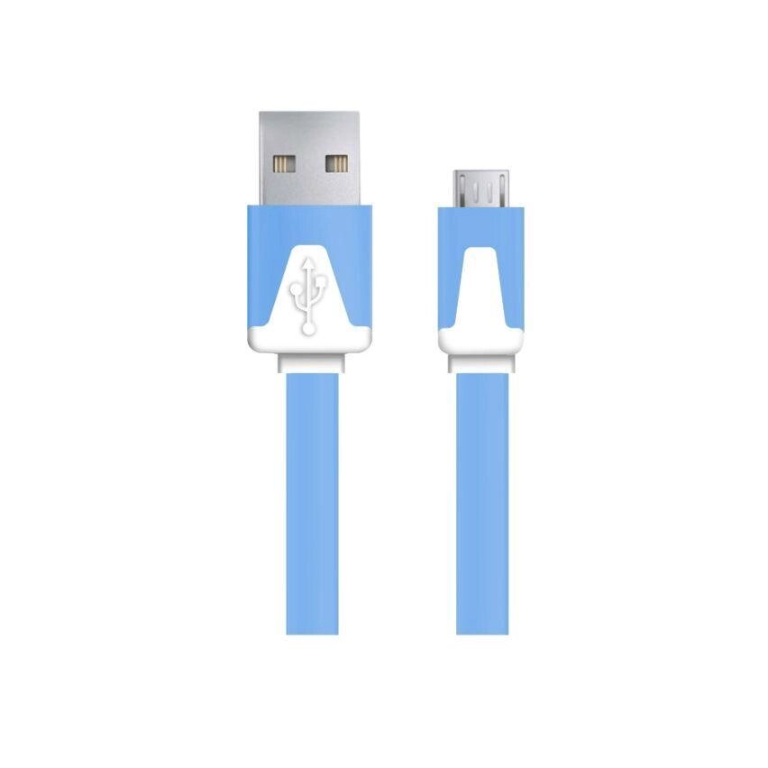 Esperanza кабель micro usb 2.0 a-b m/m 1.8 m плоский жовтий EB182B від компанії Euromarka - фото 1