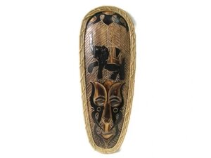 Етнічна маска дерев'яна африканська маска тотем Статуетка Бренд Європи