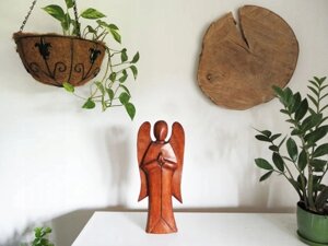 Фігура з деревної скульптури абстракція Ангел 30см Статуетка Бренд Європи