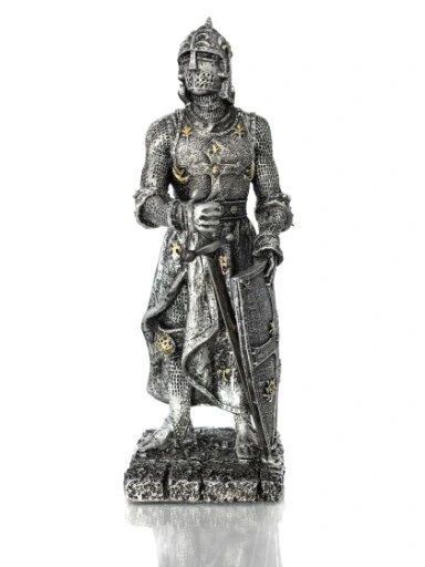 Фігура металу лицаря в обладунках для RPG DND 24 см Статуетка Бренд Європи від компанії Euromarka - фото 1