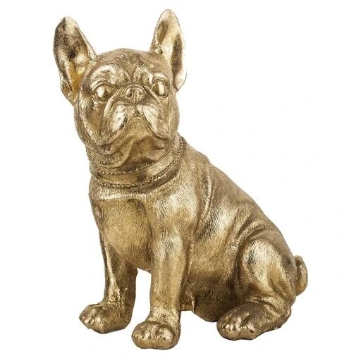 Figurine Gold Dog Французький бульдог 21x14x12cm Статуетка Бренд Європи від компанії Euromarka - фото 1