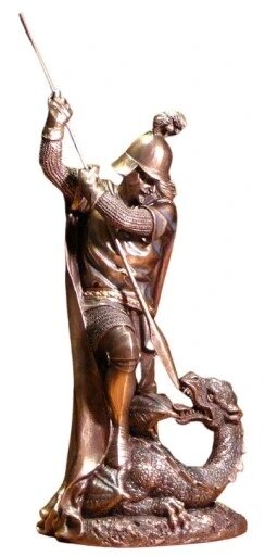 Figurine Saint Jerzy і Dragon ** Веронен Статуетка Бренд Європи від компанії Euromarka - фото 1