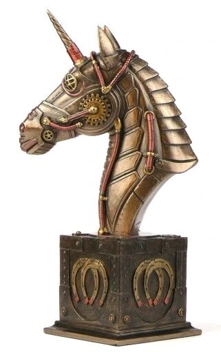 Figurine Unicorn SteamPunk Veronese Статуетка Бренд Європи від компанії Euromarka - фото 1