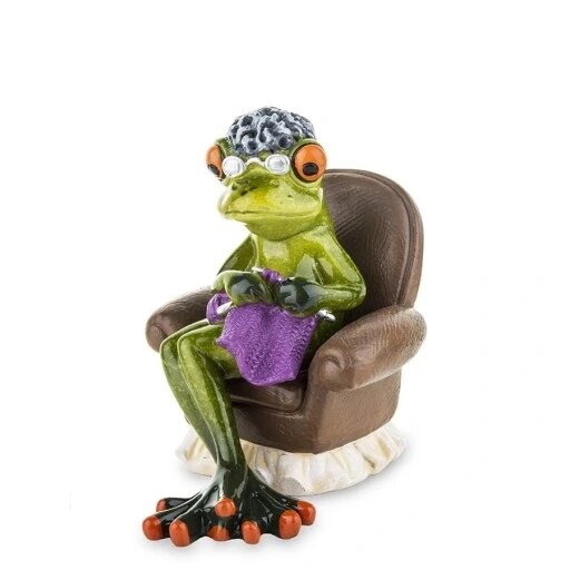 Figurine його бабусі з гачком жабою Статуетка Бренд Європи від компанії Euromarka - фото 1