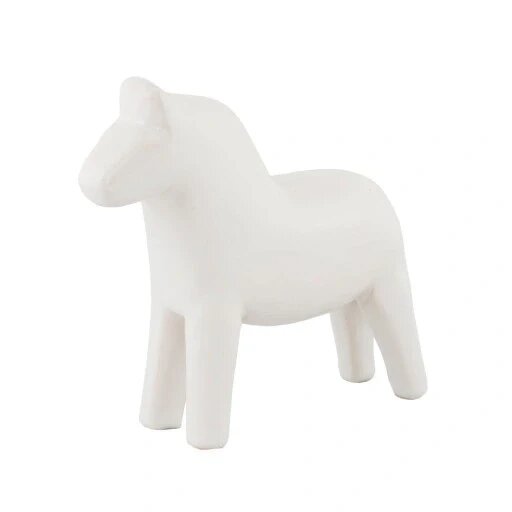 Фігурка керамічна кінь, білий XL Статуетка Бренд Європи від компанії Euromarka - фото 1