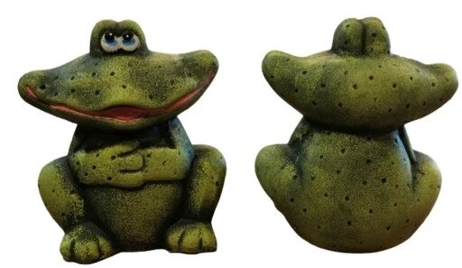 Фігурка керамічна жаба Статуетка Бренд Європи від компанії Euromarka - фото 1