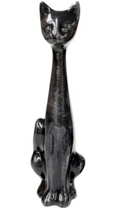 Фігурка кошеня кошеня кошенят чорна висота 33 см Статуетка Бренд Європи