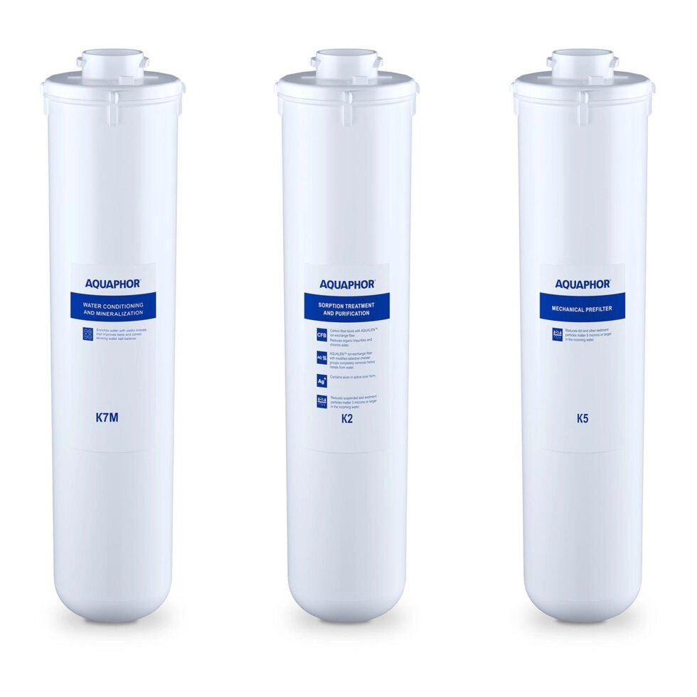 Фильтры для воды - комплект из 3 шт. Aquaphor (-) від компанії Euromarka - фото 1