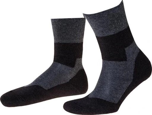 Функціональні шкарпетки F5, розмір 45-47, чорні / сірі аксесуари для робочого взуття від компанії Euromarka - фото 1