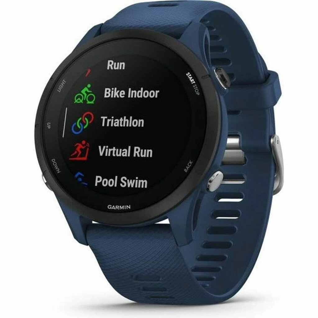 Garmin Frorerunner 255 1,3-дюймовий браслет для активності Синій Чорний від компанії Euromarka - фото 1