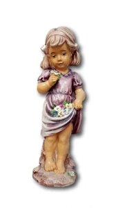 Gypsum Figurine декоративна маленька дівчинка XXL Статуетка Бренд Європи
