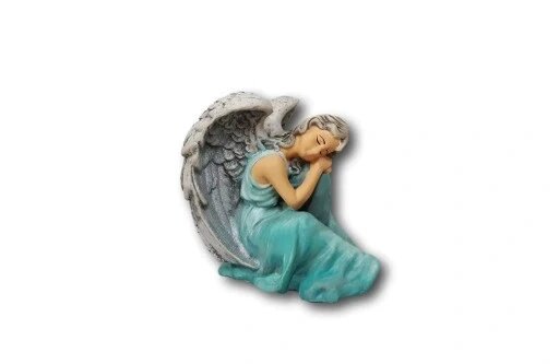 Gypsum Figurine задумливий ангел в плаття подарунок XL Статуетка Бренд Європи від компанії Euromarka - фото 1