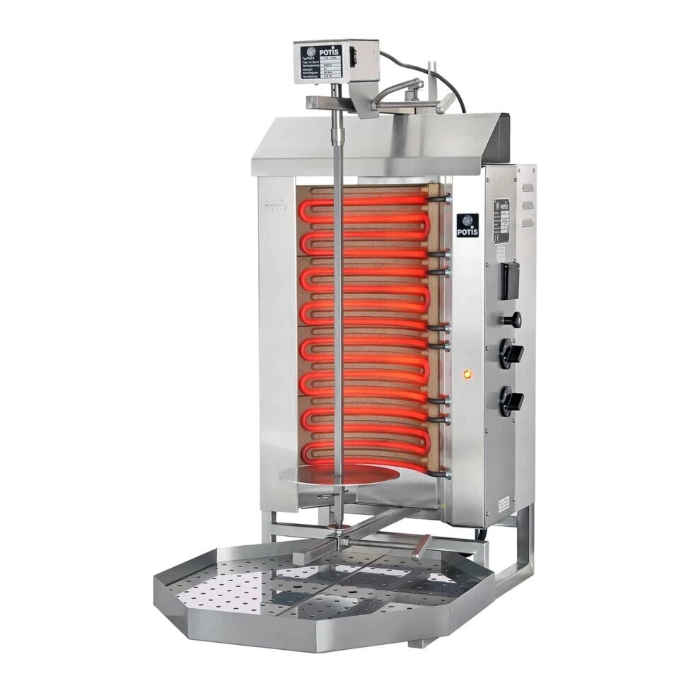 Hebab Toaster - 6000 W - 30 кг м'яса POTIS EX10430014 Вертикальні грилі ( -) від компанії Euromarka - фото 1