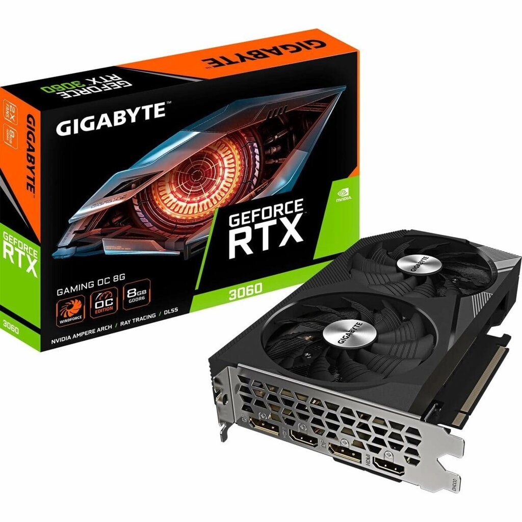 Ігрова відеокарта Gigabyte Geforce Rtx 3060 8 ГБ Gddr6 від компанії Euromarka - фото 1