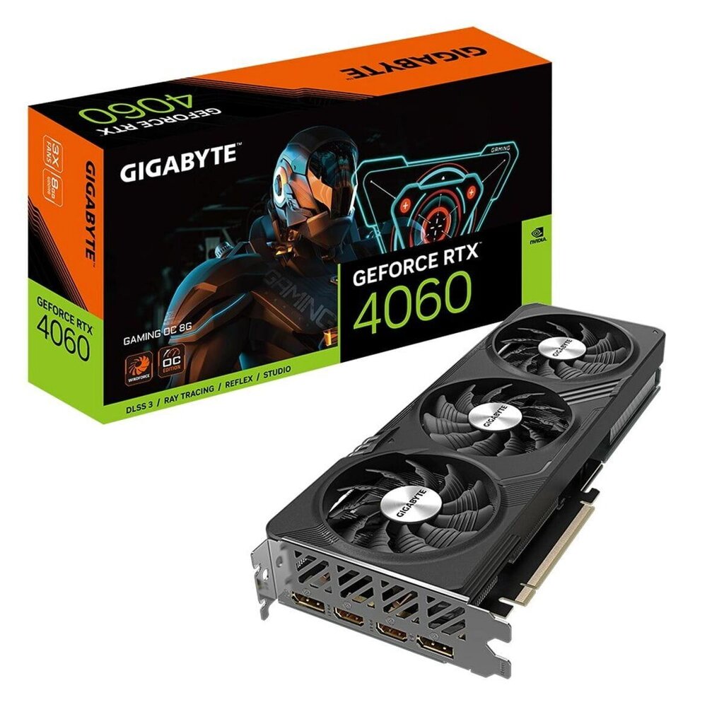 Ігрова відеокарта Gigabyte Geforce Rtx 4060 Nvidia Geforce Rtx 4060 8 ГБ від компанії Euromarka - фото 1