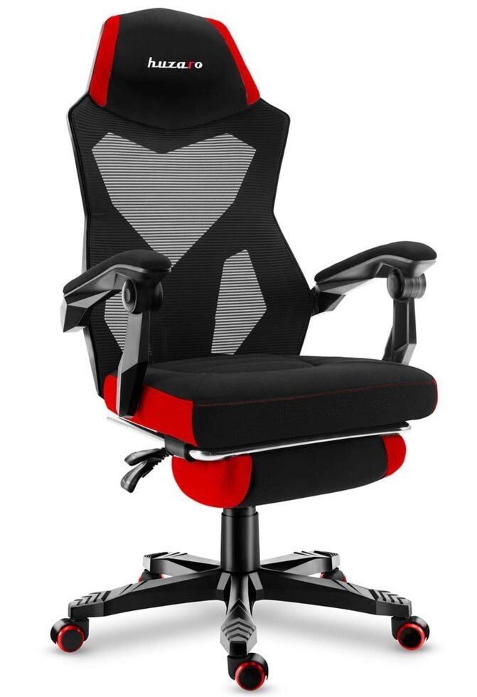 Ігрове крісло HUZARO COMBAT 3.0 RED Бренди Європи від компанії Euromarka - фото 1
