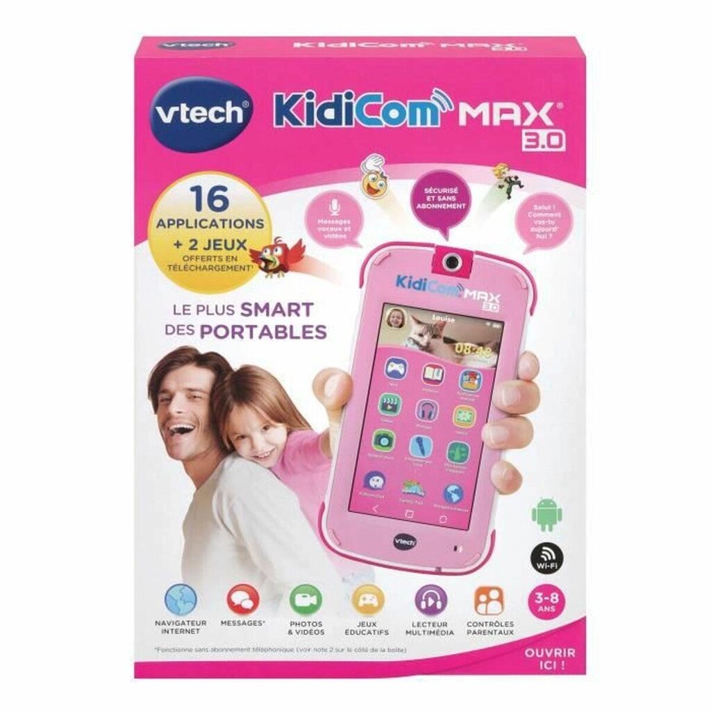 Інтерактивний дитячий планшет Vtech Kidicom Max 3.0 (фр.) від компанії Euromarka - фото 1