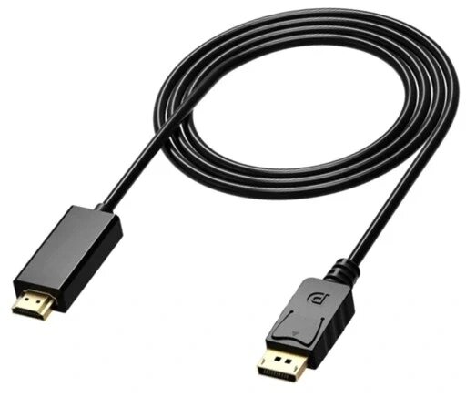 Кабель Displayport-HDMI 1,8 м dp full hd Aptel HD39 від компанії Euromarka - фото 1