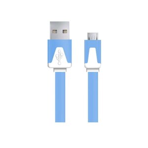 Кабель esperanza micro usb 2.0 a-b m/m 1.0 m плоский червоний EB183B