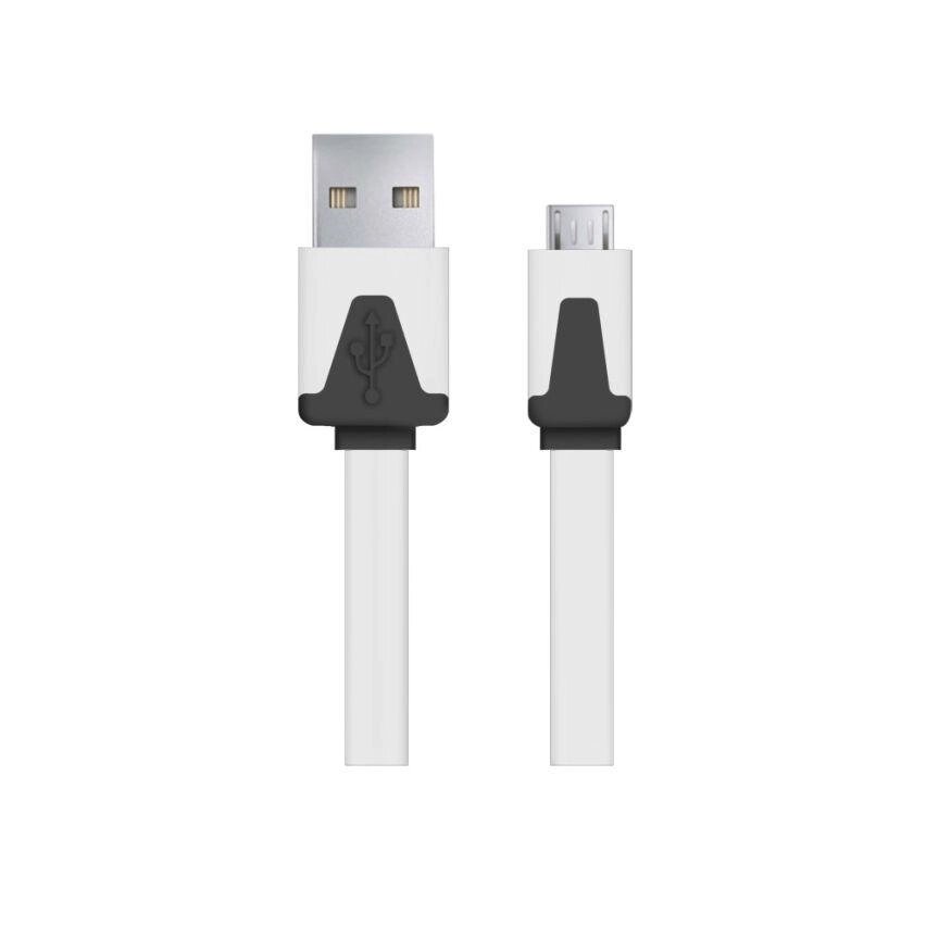 Кабель esperanza micro usb 2.0 a-b m/m 1.0 m плоский зелений EB182W від компанії Euromarka - фото 1