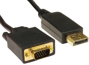 Кабель-переходник displayport dp - vga full hd 2м 172