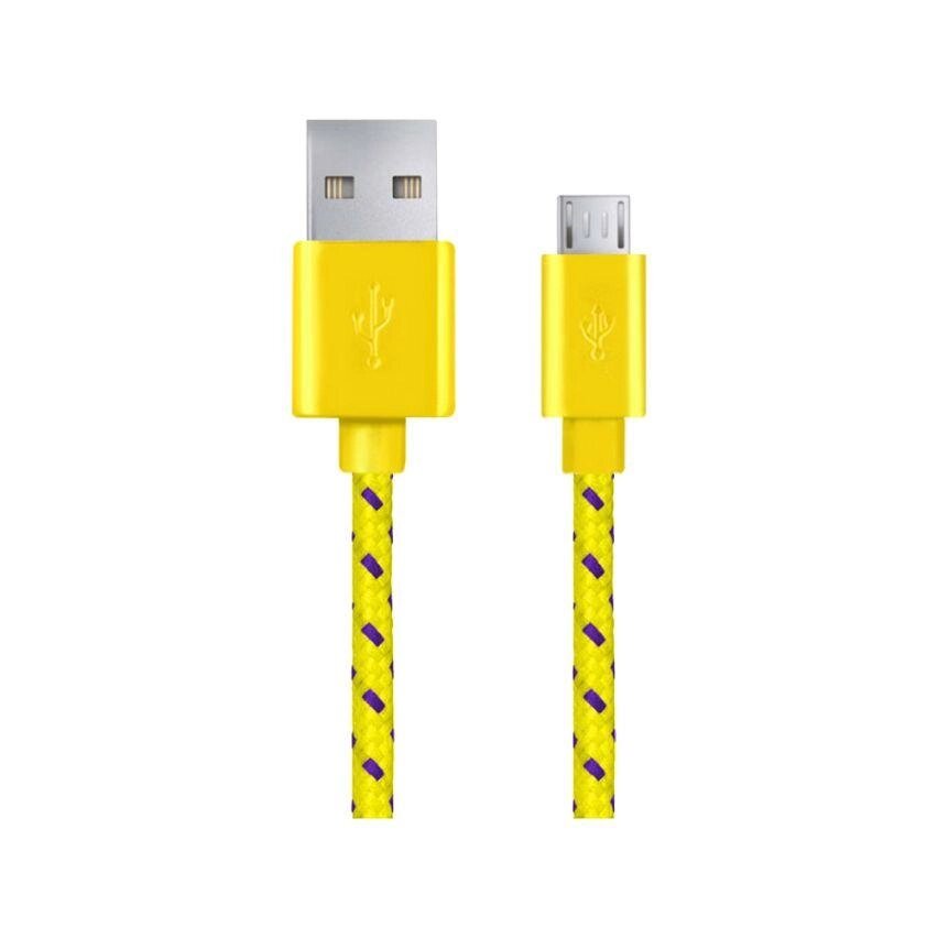 Кабель usb micro a-b 0.5 m зелений EB175YK від компанії Euromarka - фото 1