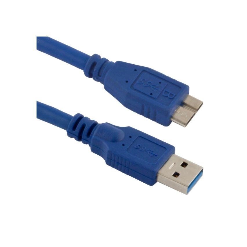 Кабель utp cat 5e patchcord 0.5 m синій EB163 від компанії Euromarka - фото 1