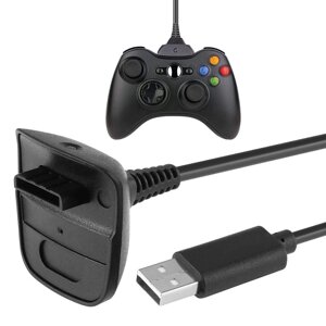 Зарядний пристрій для контролера xbox 360 USB play charge 6259