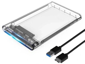 Кишеня для жорсткого диска 2.5 USB 3.0 SATA диск карман корпус + кобель