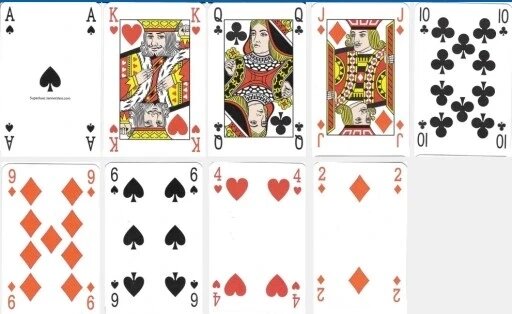 Карти для покера Професійні карти Superluxe 55 Bridge Game від компанії Euromarka - фото 1