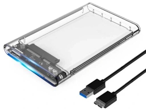 Кишеня для жорсткого диска 2.5 USB 3.0 SATA ДИСК КАРМАН КОРПУС + КОБЕЛЬ від компанії Euromarka - фото 1