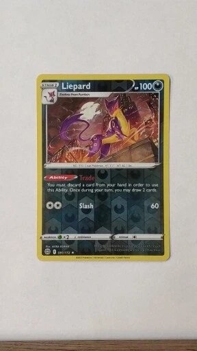 Колекційна карта Liepard — 91/172 — Rev Holo — Brilliant Stars Foteleamo від компанії Euromarka - фото 1