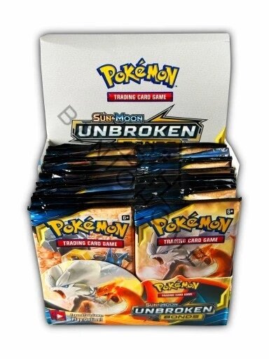 Колекційна карта Pokemon Unbroken Bonds 1 пачка з 10 карт Foteleamo від компанії Euromarka - фото 1