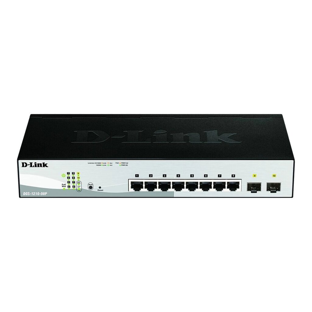 Комутатор D-Link Dgs-1210-08P/E Gigabit Ethernet X 8 від компанії Euromarka - фото 1