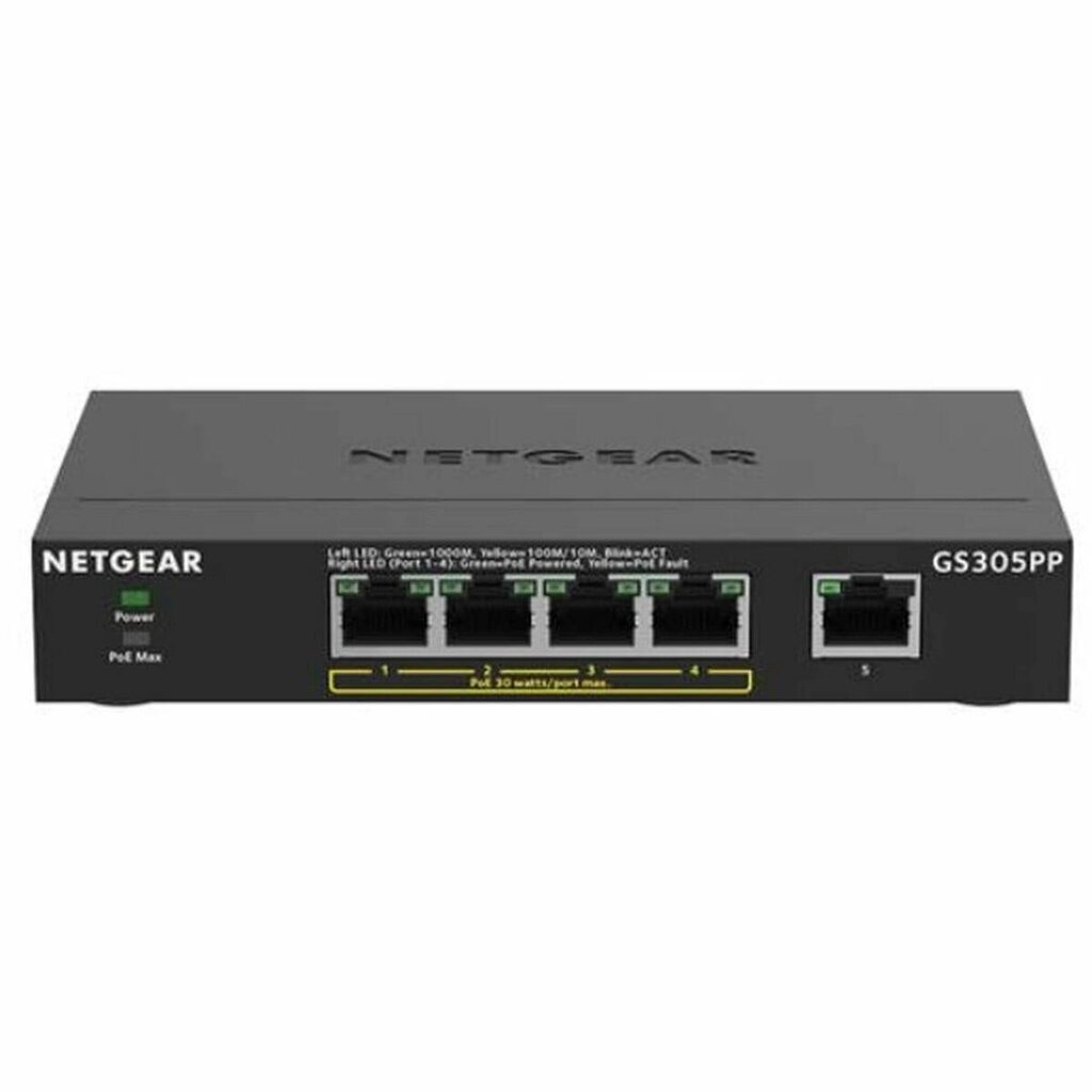 Комутатор Netgear Gs305Pp-100Pes 10 Гбіт/с від компанії Euromarka - фото 1