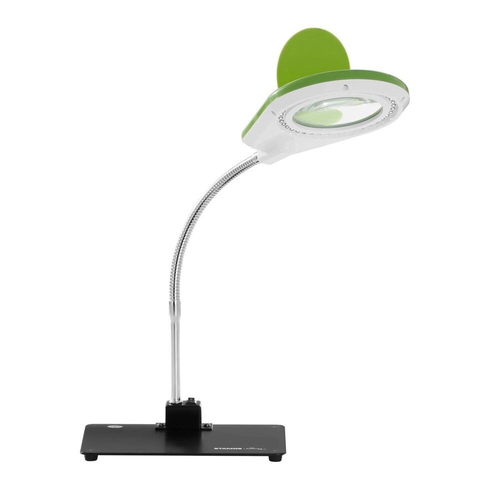 Лампа з лупинним склом - збільшення 5 / 10x - зелений Stamos Soldering (-)}} від компанії Euromarka - фото 1