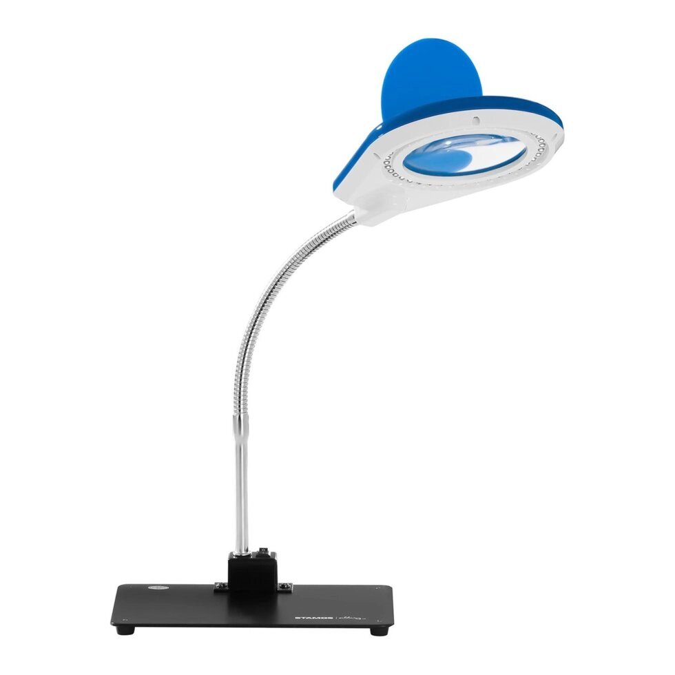Лампа з лупинним склом - збільшуйте 5 / 10x - синій Stamos Soldering (-)}} від компанії Euromarka - фото 1