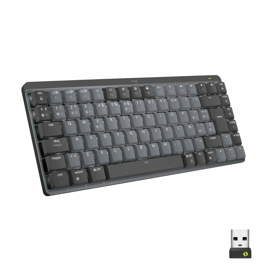 Logitech 920-010780 Bluetooth-клавіатура, англійська Eeuu, чорна, сіра, Qwerty Qwerty Us International від компанії Euromarka - фото 1