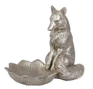 Мандельника декоративный серебряный волк гламур Статуэтка Бренд Европы