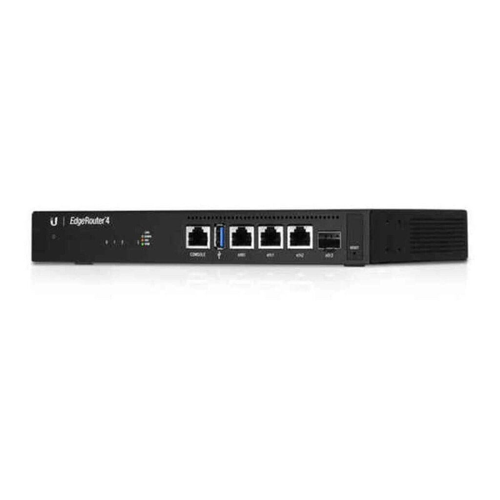 Маршрутизатор Ubiquiti Edgerouter 4 Gigabit Ethernet Czarny від компанії Euromarka - фото 1