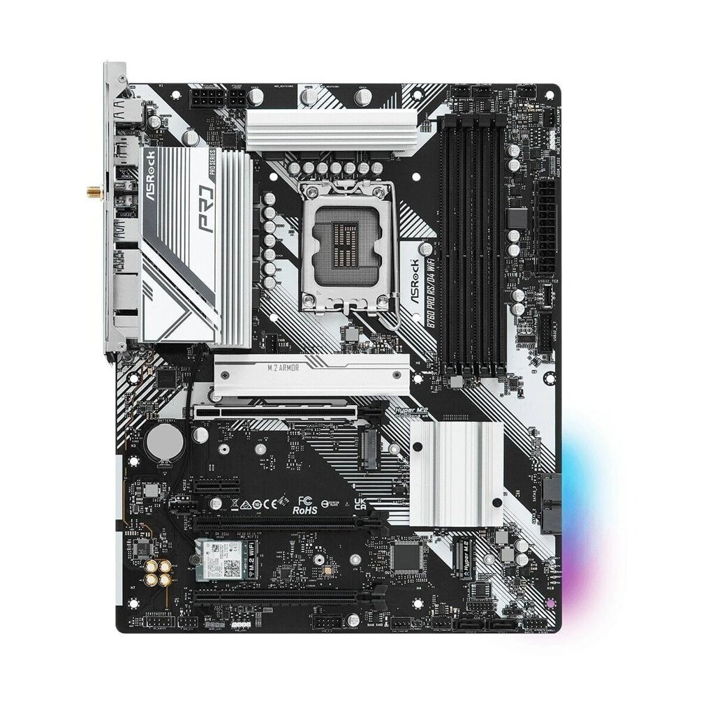 Материнська плата Asrock B760 Pro Rs/D4 Wi-Fi Lga 1700 Intel Wi-Fi 6 Intel B760 від компанії Euromarka - фото 1