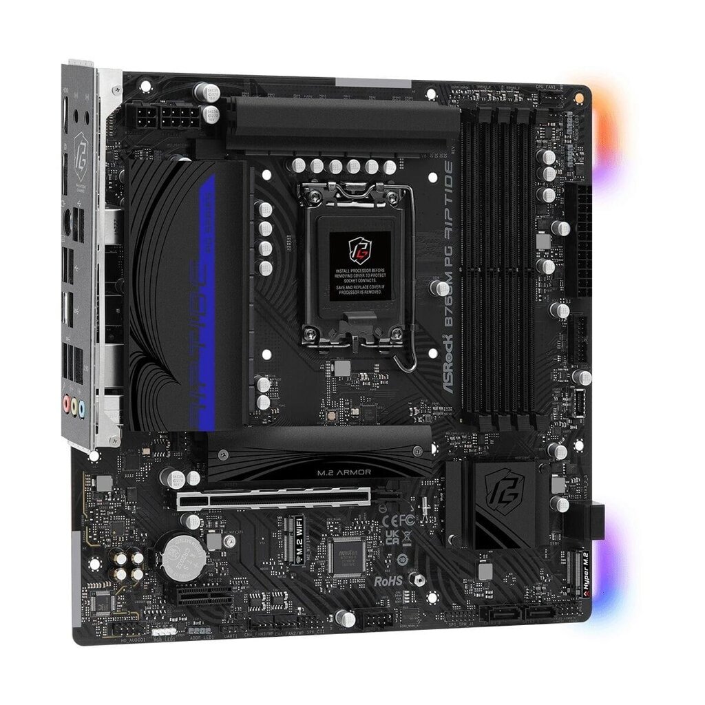 Материнська плата Asrock B760M Pg Riptide Intel B760 Lga 1700 від компанії Euromarka - фото 1