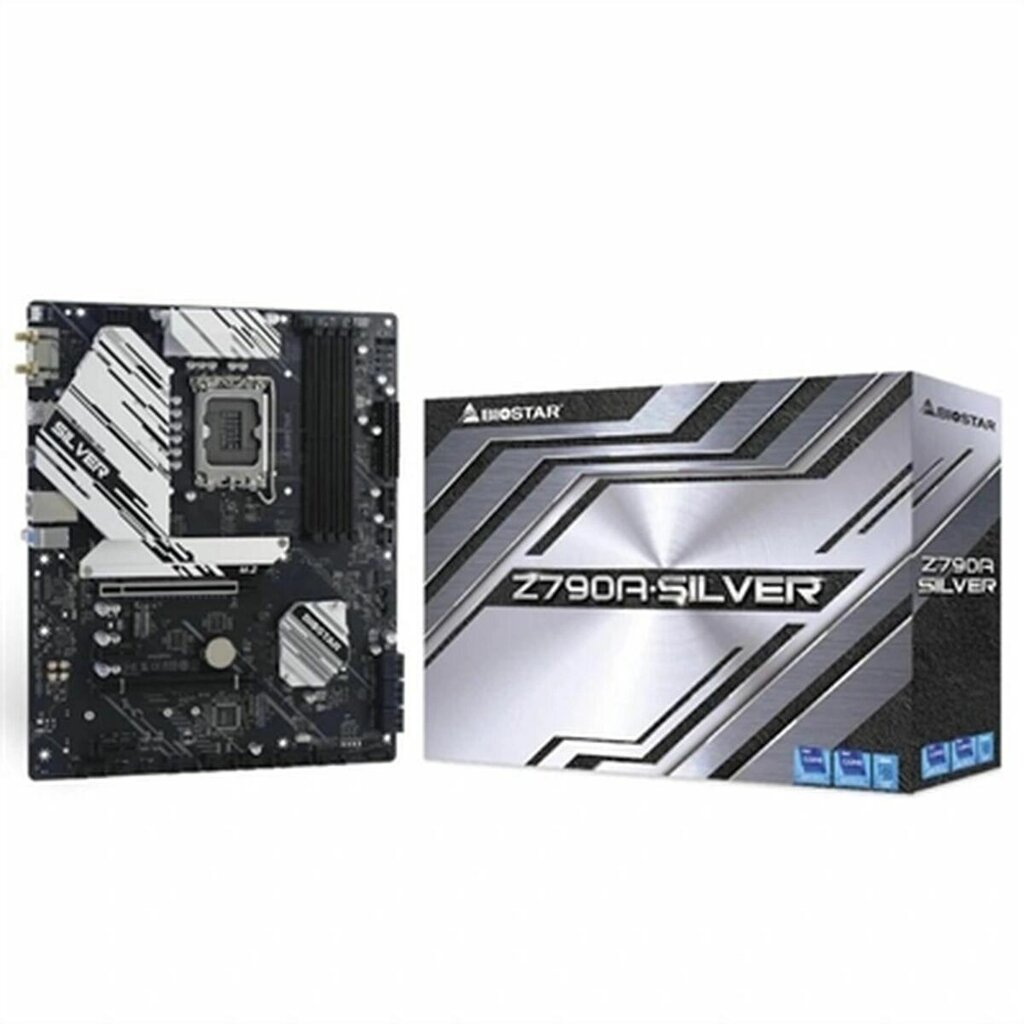 Материнська плата Biostar Z790A-Silver Atx Ddr5 Lga 1700 Intel Z790 Express від компанії Euromarka - фото 1