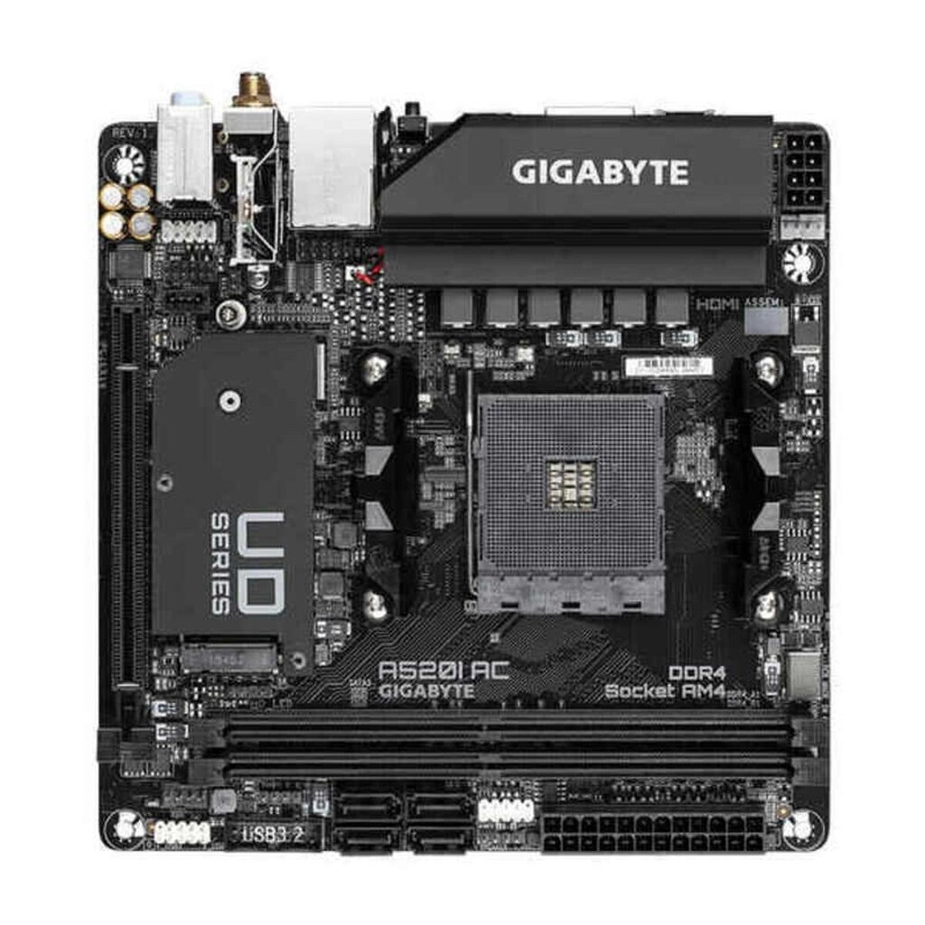 Материнська плата Gigabyte A520I Ac Am4 Amd A520 Amd Amd Am4 від компанії Euromarka - фото 1