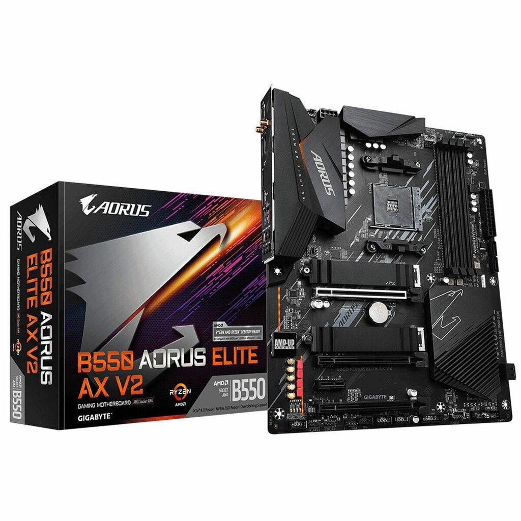 Материнська плата Gigabyte B550 Aorus Elite Axe V2 Intel Wi-Fi 6 Amd B550 Amd Amd Am4 від компанії Euromarka - фото 1