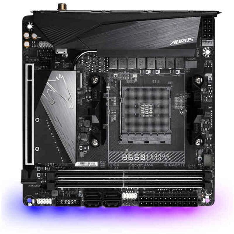 Материнська плата Gigabyte B550I Aorus Pro Axe Matx Am4 Amd Am4 Amd Amd B550 від компанії Euromarka - фото 1