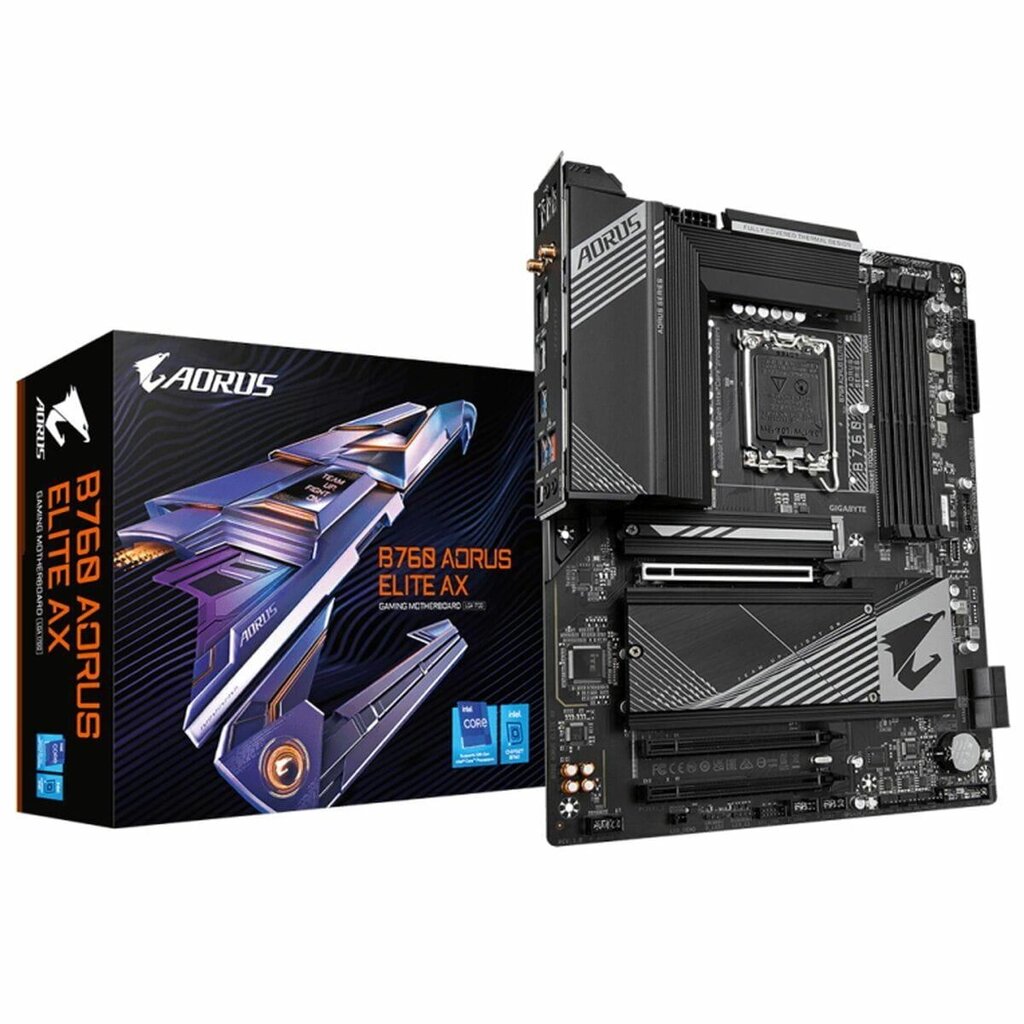 Материнська плата Gigabyte B760 Aorus Elite Axe Intel Intel B760 Lga 1700 від компанії Euromarka - фото 1