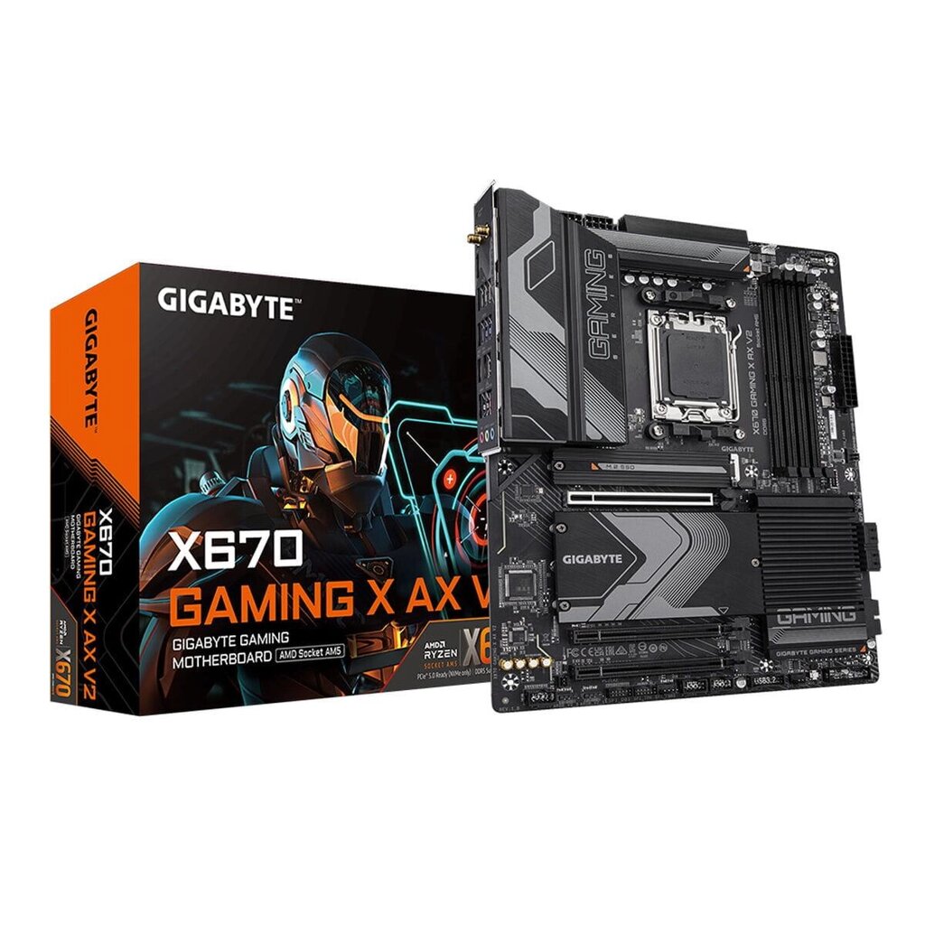 Материнська плата Gigabyte X670 Gaming X Axe V2 Intel Wi-Fi 6 Amd Amd X670 Amd Am5 від компанії Euromarka - фото 1