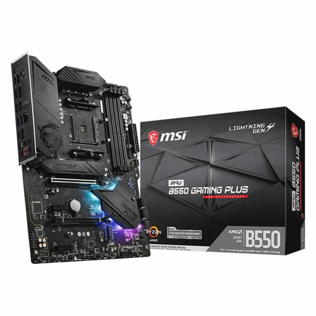 Материнська плата Msi Mpg B550 Gaming Plus Amd B550 Amd Amd Am4 від компанії Euromarka - фото 1